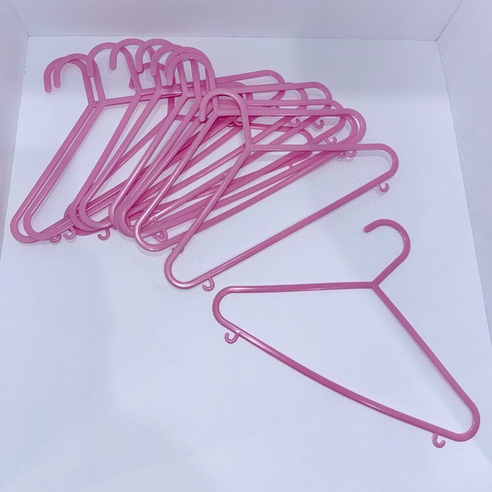 Kids Pink Closet Hangers Outfit Organizer Bundle (10)